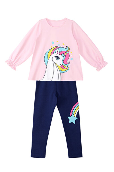 Denokids Rainbow Star T-Shirt and Tunic Leggings Set for Girl
