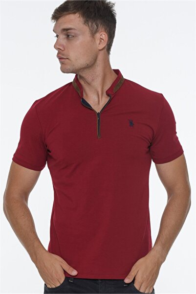 Dewberry Erkek Fermuarlı T-Shirt Pamuklu Basic Rahat Günlük Spor Minimal Model