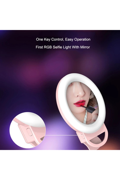 Ring Light Sabitleyiciler (Tripod) Selfie Işık Telefon Işığı 3 Kademeli 36 Led Işık Selfie Led Işık Siyah