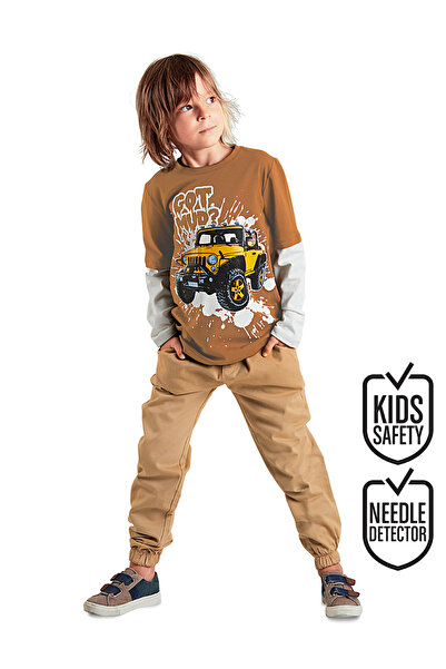 MSHB&G Boy's Jeep Car T-shirt και σετ παντελονιών Gabardine
