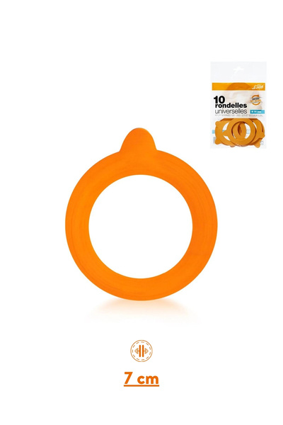 Le Parfait Super Kavanoz Contası (Çap 70 mm) 10'lu Paket