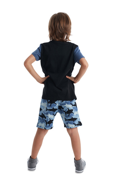 MSHB&G Set de pantaloni scurți tricou Shark Boy