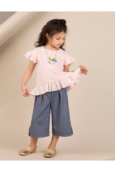 Ollie&Olla Ροζ Nope κοριτσίστικη μπλούζα