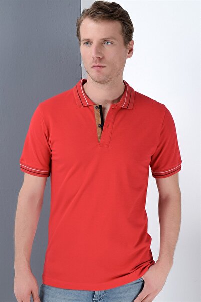 Dewberry T8567 TRICOU BĂRBAȚI-ROȘU CLARO