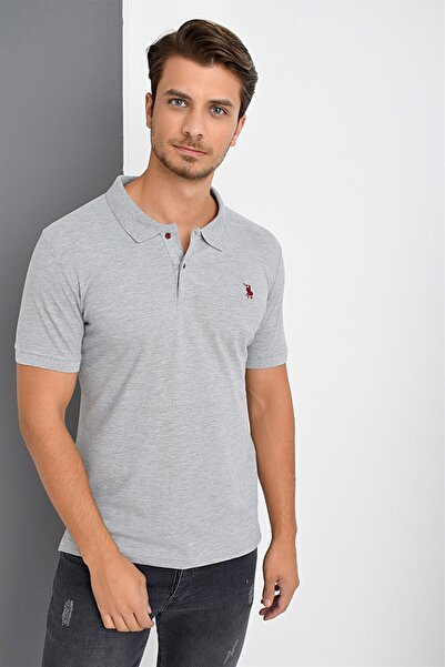 Dewberry T8561 Men's T-Shirt-Grey