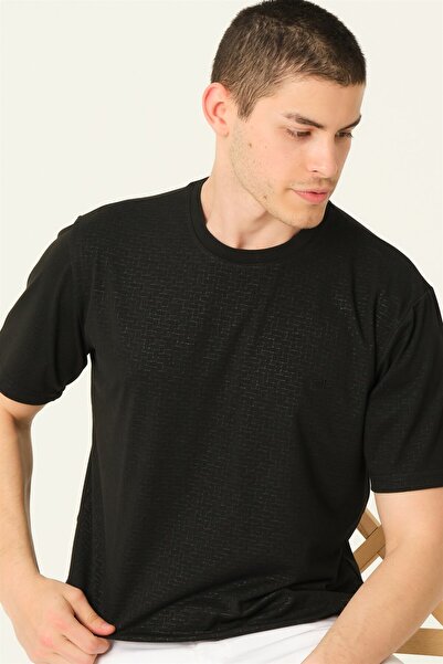 Dewberry T0738 Men's T-Shirt-Black