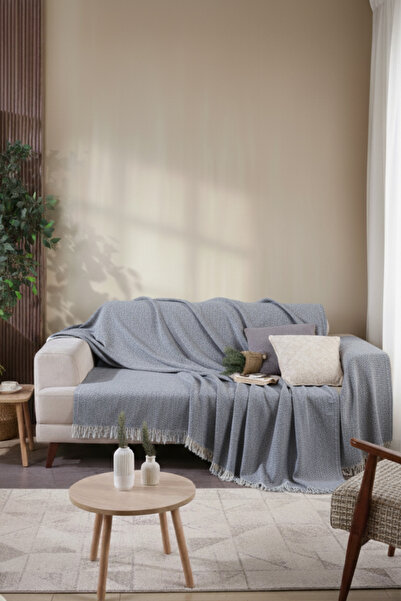 Miracolo Home Cotton Front Fringed 170X210 Seat Cover