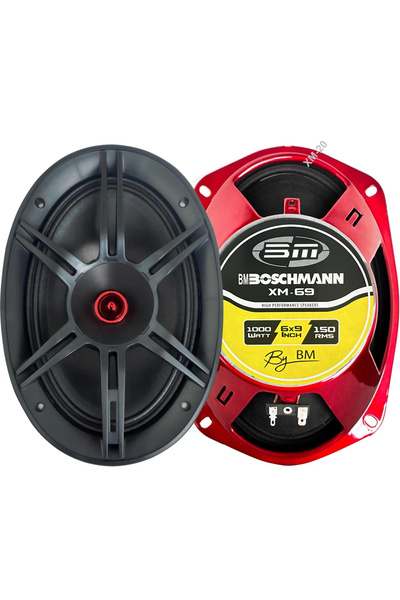 Genel Markalar Boschmann XM-69 Oto Midrange Oval 6x9 Inç 1000 Watt 150RMS Kapaklı 2 Adet