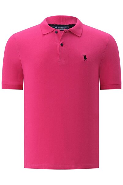 Dewberry Erkek Polo Yaka T-Shirt Pamuklu Basic Günlük Şık Rahat Regular Fit