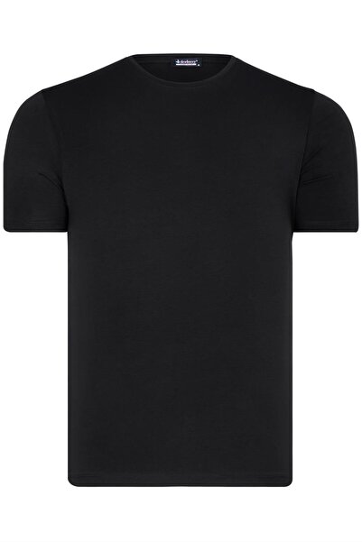 Dewberry Ανδρικό T-Shirt με λαιμόκοψη ποδηλάτου, βασικό βαμβακερό, άνετο, καθ...