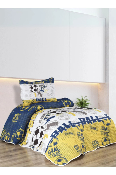 BELENAY HOME Erkek Çocuk Tek Kişilik Yatak Örtüsü Takımı - Pike Set