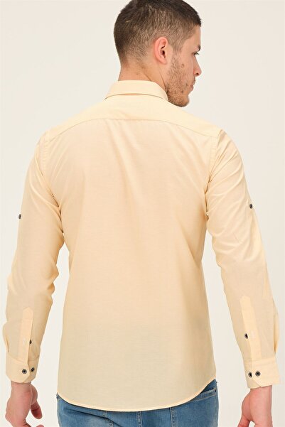 Dewberry G770 Men's Shirt-Yellow