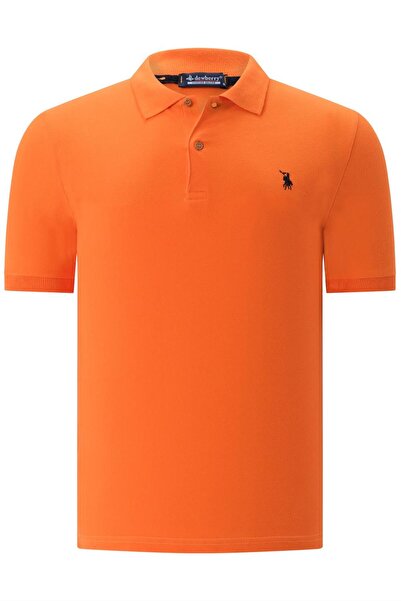 Dewberry T8561 Men's T-Shirt-Solid Orange
