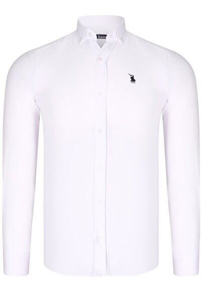 Dewberry G725 Men's Shirt-White Optical