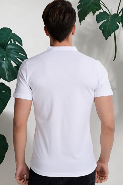 Dewberry T8560 DEWBERRY T-SHIRT-LIGHT WHITE