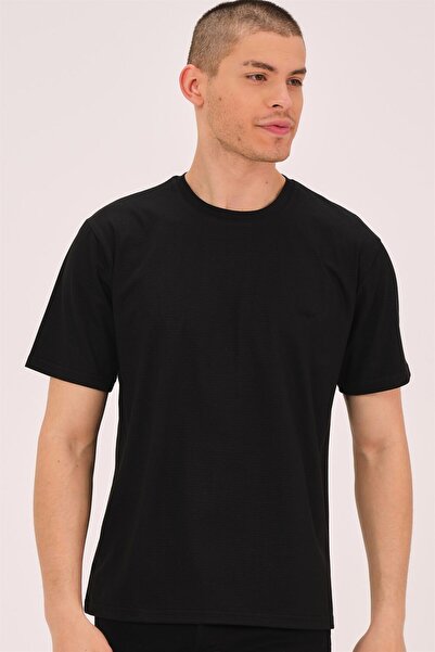 Dewberry T0739 Men's T-Shirt-Black