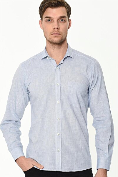 Dewberry Men's Black Shirt Long Sleeve Breathable Easy-Iron Four Seasons Casu...