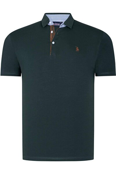 Dewberry Erkek Penye Polo Yaka Tişört Pamuklu Basic Günlük Şık Rahat Model
