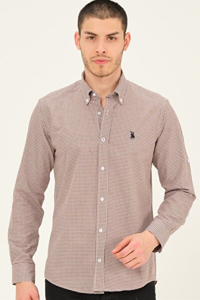 Dewberry G751 Men's Shirt-Brown