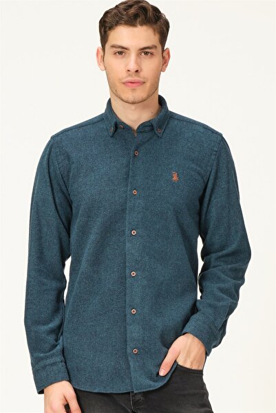 Dewberry G728 ERKEK GÖMLEK-HAKİ