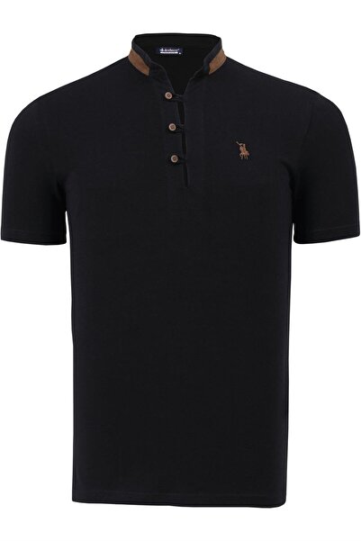 Dewberry T8598 Men's T-Shirt-Black