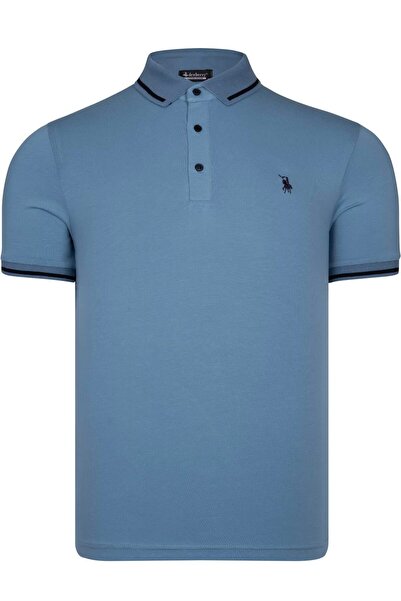 Dewberry Erkek Polo Yaka T-Shirt Pamuklu Basic Günlük Spor Şık Rahat Model