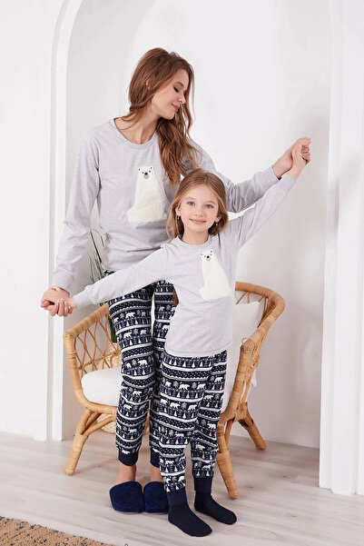 Arnetta Polar Bear Grimelange Women's Long Sleeve Pajama Set