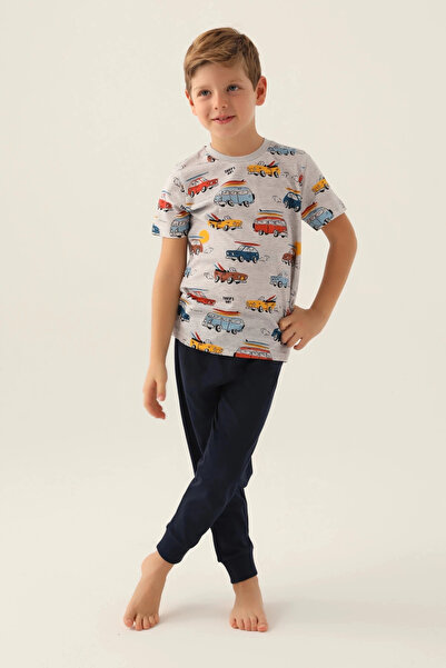 Rolypoly Boy double set - snow melange