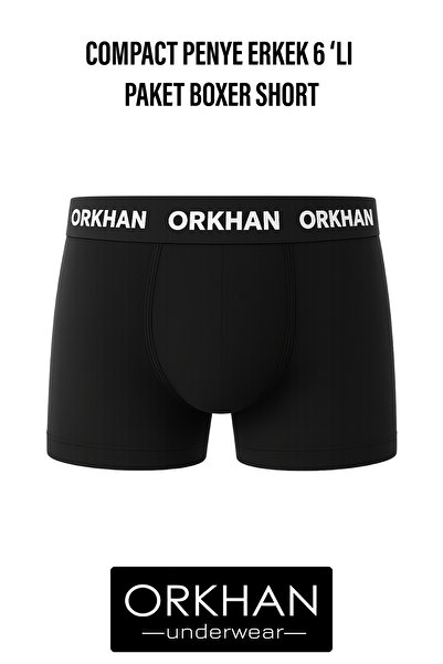 ORKHAN Men's Boxers, Cotton Elastane, Stretch Fabric Pieces, Daily Use, Soft Fabric, Flexible, Pack of 10