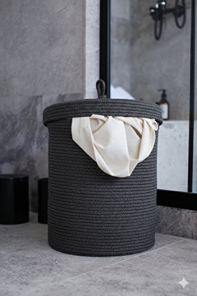 Comfort Craft Coș de rufe murdare din răchită cu capac din iută |   Jucărie, ...