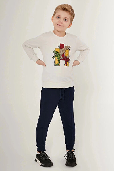 Rolypoly Adventure Is Calling Λευκό Σετ αθλητικής φόρμας για αγόρι