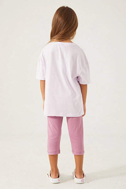 Frozen Girls' Capri Leggings Set - Light Lilac