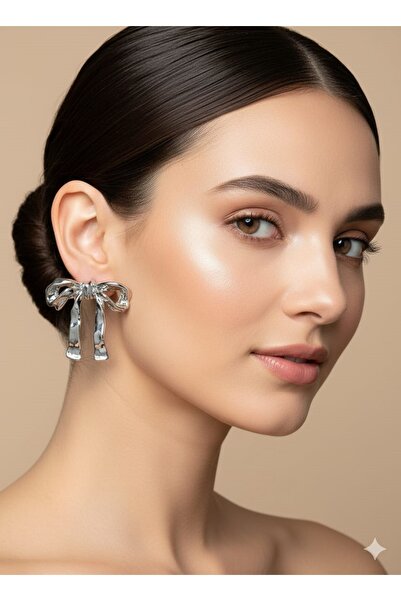 Bontexs Kadın Kurdele Çelik Küpe