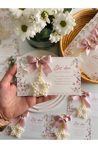 Mapel 15 adet Süslemeli Anahtarlık Bebek,söz,nişan,nikah,kına,doğumgünü,mevlüt