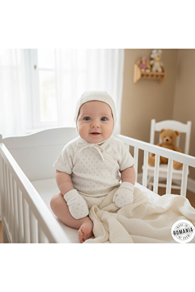 OEM Newborn set consisting of 3 pieces: bodysuit, hat and anti-scratch gloves