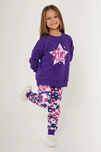 Rolypoly Σετ φόρμας για κορίτσια μωβ