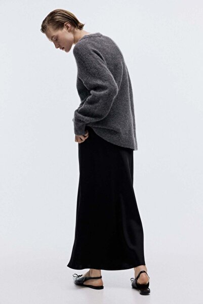 H&M Satin maxi skirt