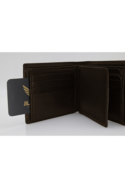 JİLDAAN By Namat Bi-Fold Genuine Handcrafted Leather Wallet for Men with RFID