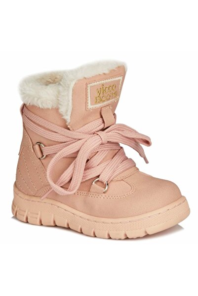 Vicco Kappa Shearling Ortopedické dětské boty PUDRA