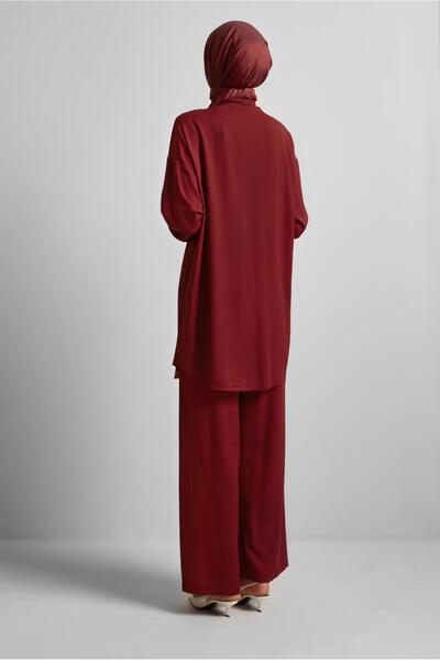 Alvina SHIRT COLLAR PANTS SUIT 44473