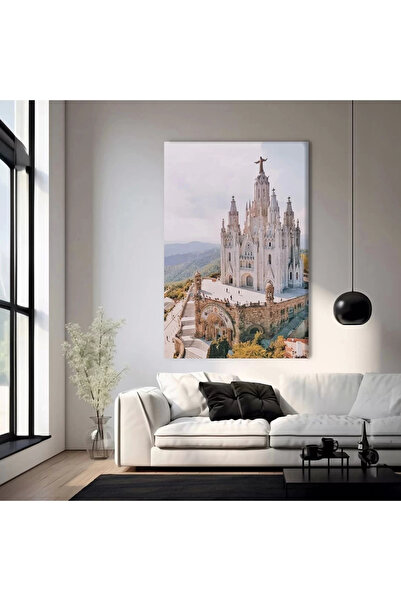 VOGLOO Historical Castle Landscape Canvas Painting