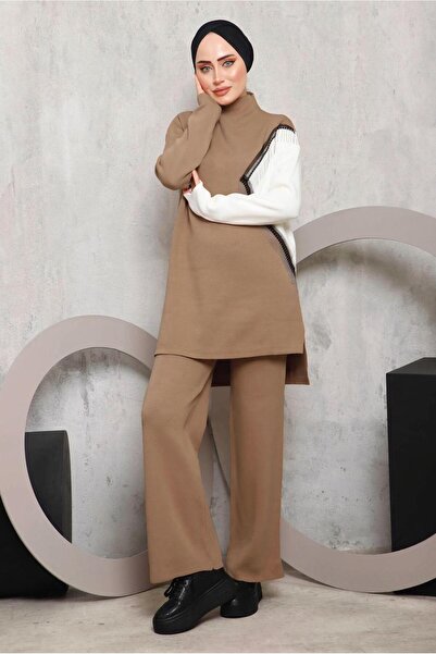 TRENDTESETTÜR ΓΥΝΑΙΚΕΙΟ ΣΕΤ ΠΛΕΚΤΟ ΜΕ ΠΑΝΤΕΛΟΝΙ ΜΕ ΛΕΠΤΟΜΕΡΗ ΦΟΥΝΤΑ 2292