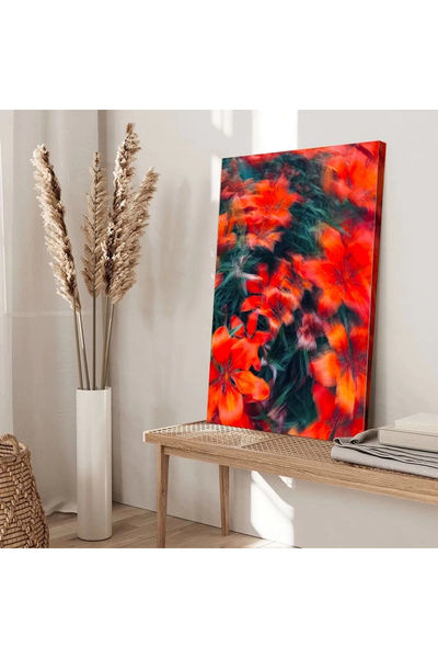 VOGLOO Abstract Carnation Canvas Print