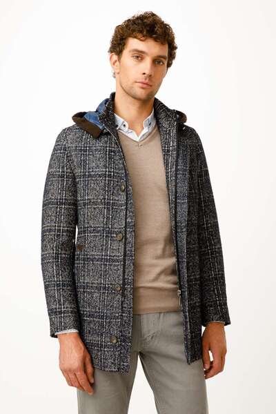 İgs Чоловіче темно-синє пальто