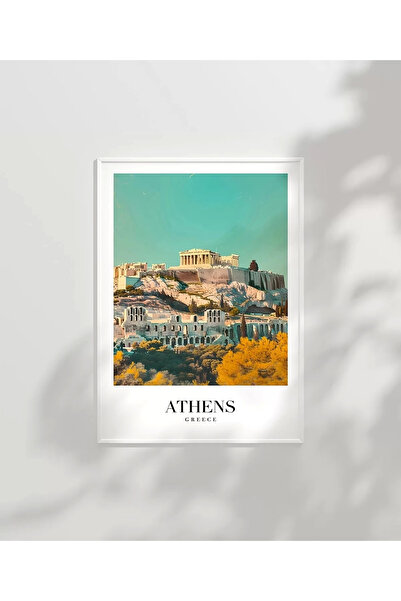 VOGLOO Frameless Poster Ancient and Modern City