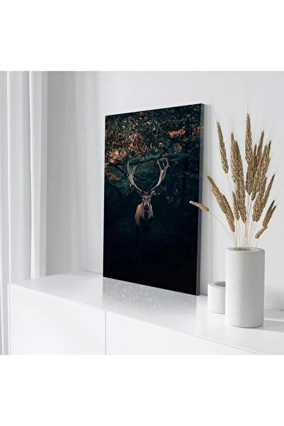 VOGLOO Deer in the Forest Canvas Painting