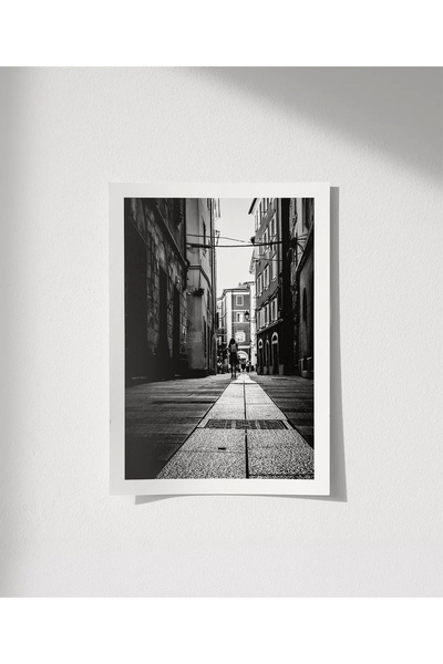 VOGLOO Çerçevesiz Poster Sokakların Sessizliği