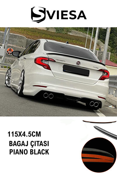 Sviesa Egea Arka Bagaj Spoiler 115cm Parlak Siyah Bagaj Çıtası Spoiler