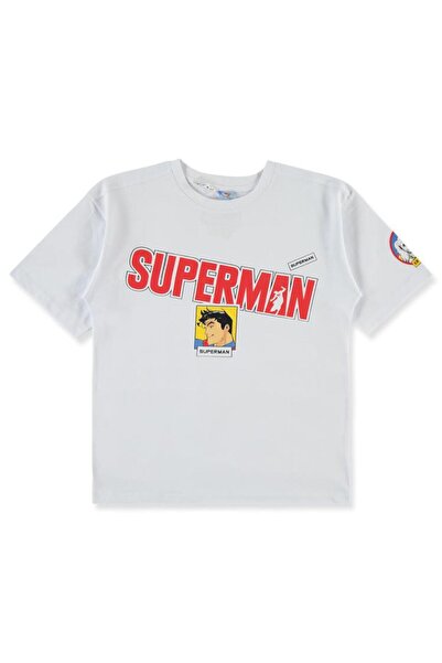 Superman Superman Štampano majica za decu 10-13 godina - bela 10-11 godina