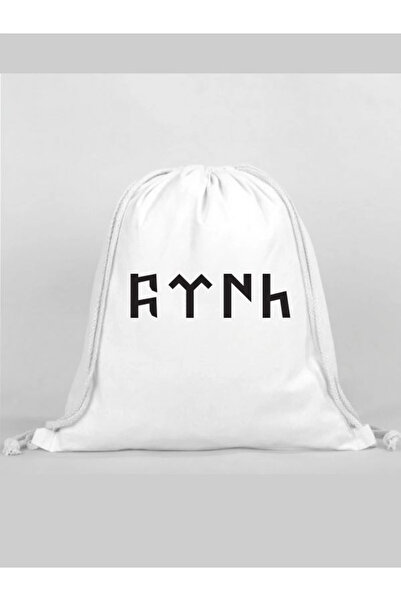 Özcan Tasarım Turkish Printed Backpack - Drawstring Sports Bag